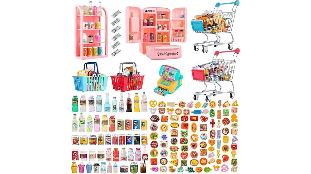 mini shopping cart doll accessories