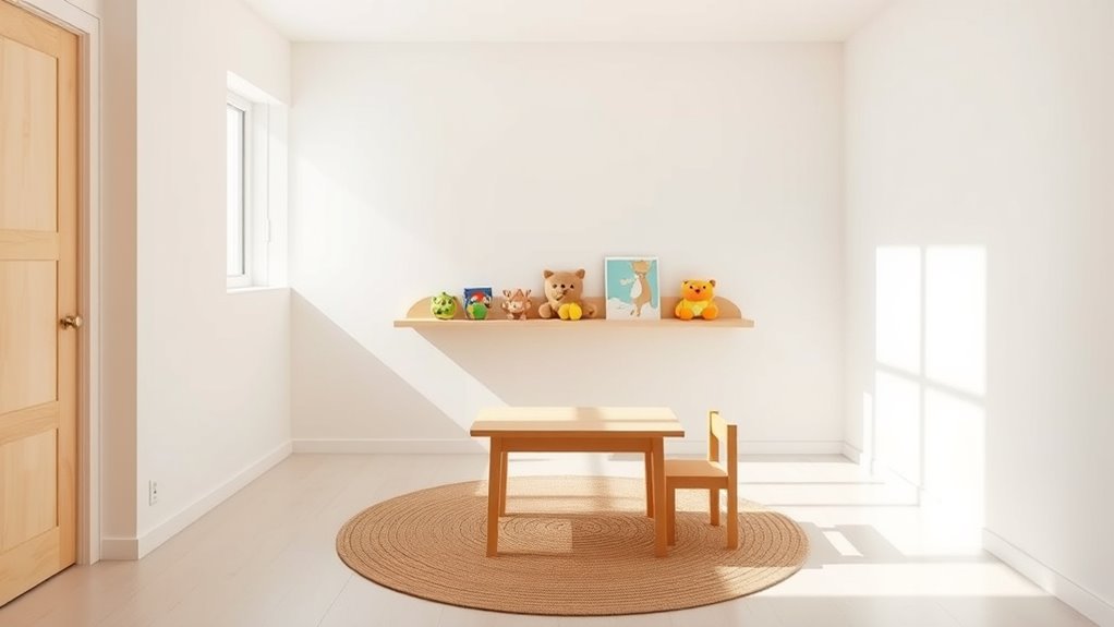 minimalist versatile calming space