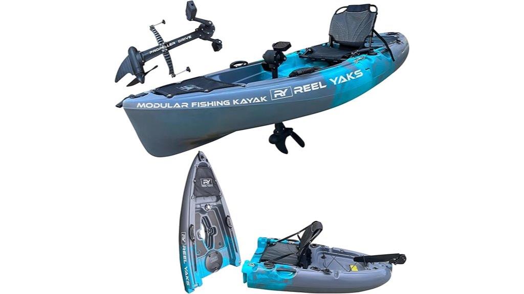 modular fishing kayak system