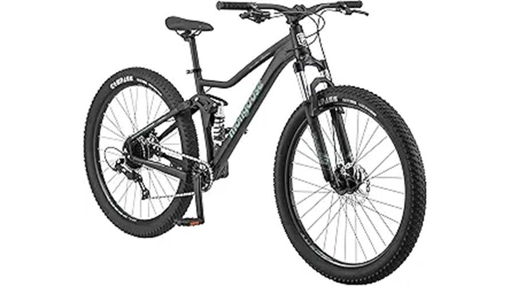 mountain bike with aluminum frame