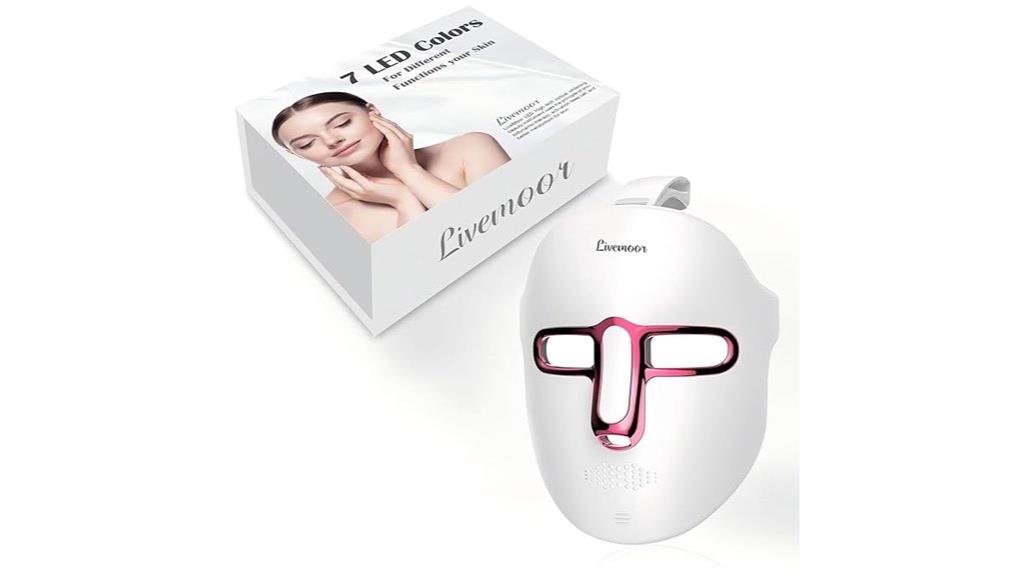 multi color led skin mask