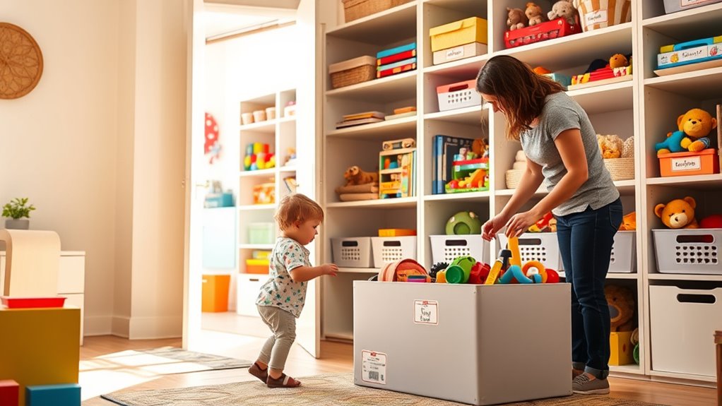organized toy management strategy