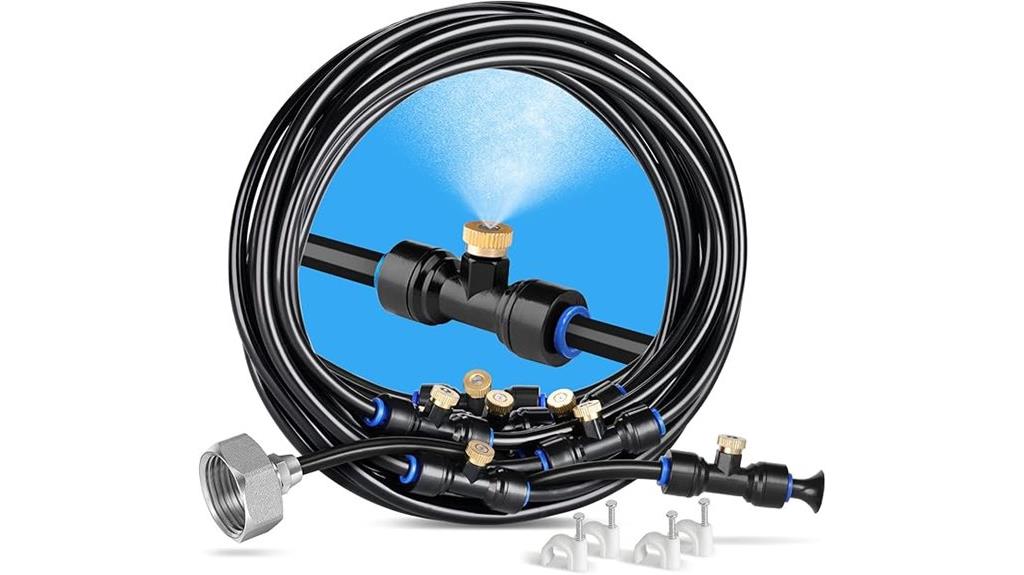 outdoor misting cooling system