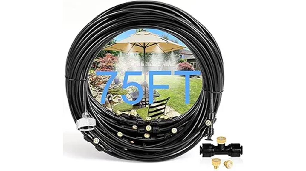 outdoor patio misting system