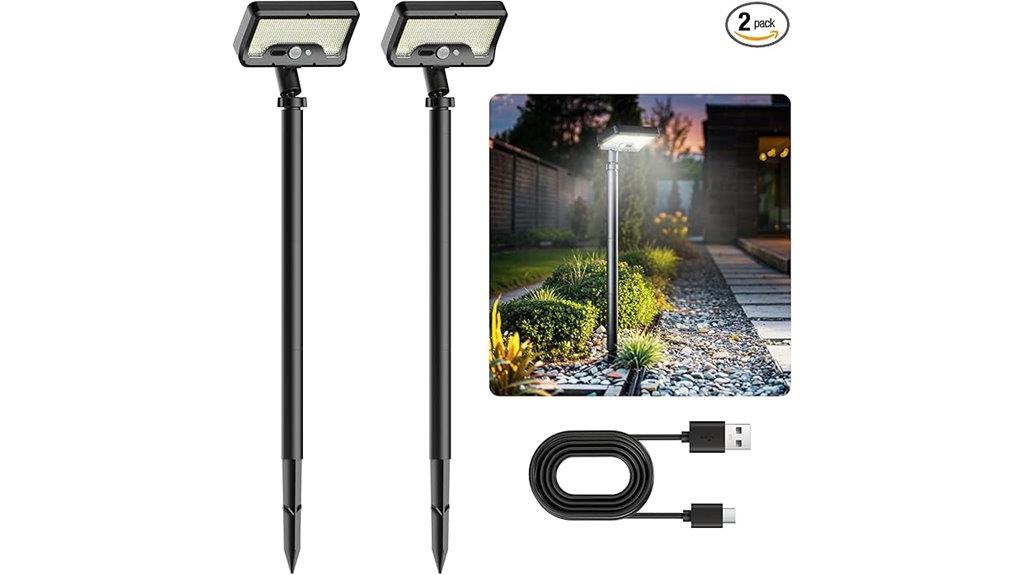outdoor solar motion lights