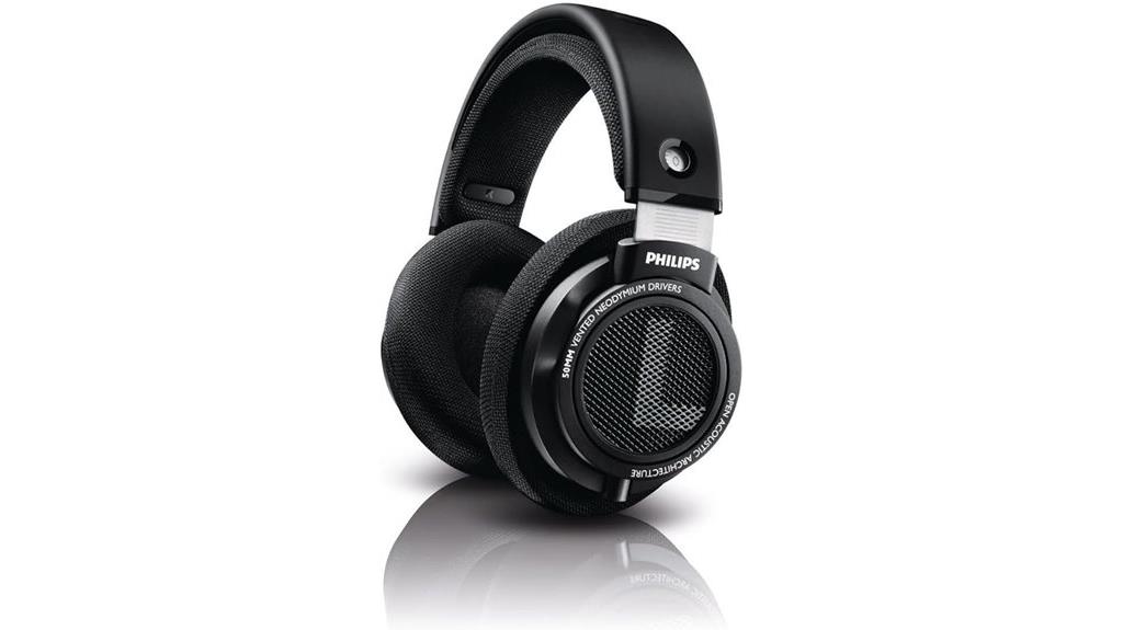 philips black over ear headphones