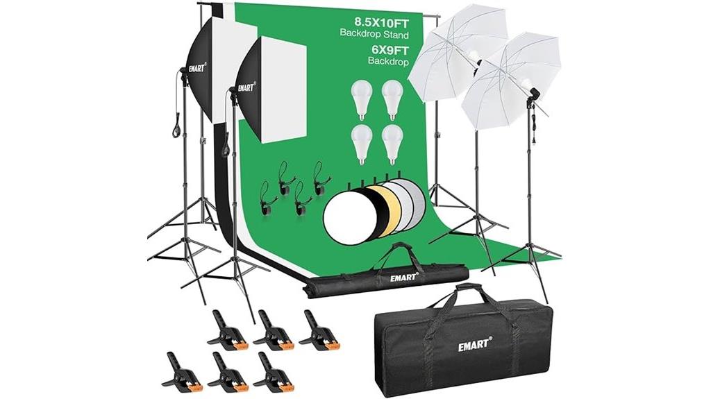 photography backdrop lighting system