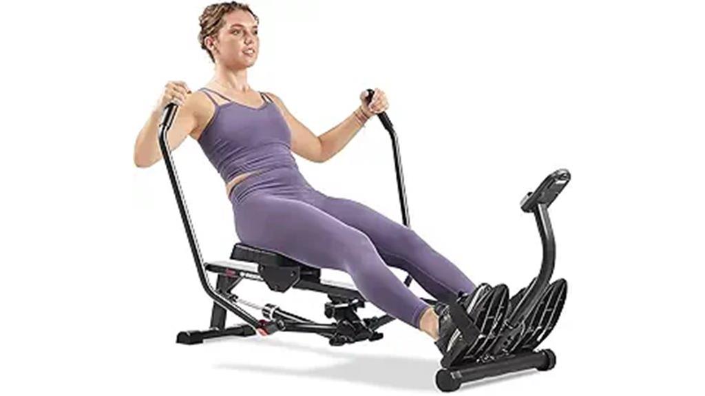 portable adjustable resistance rowing