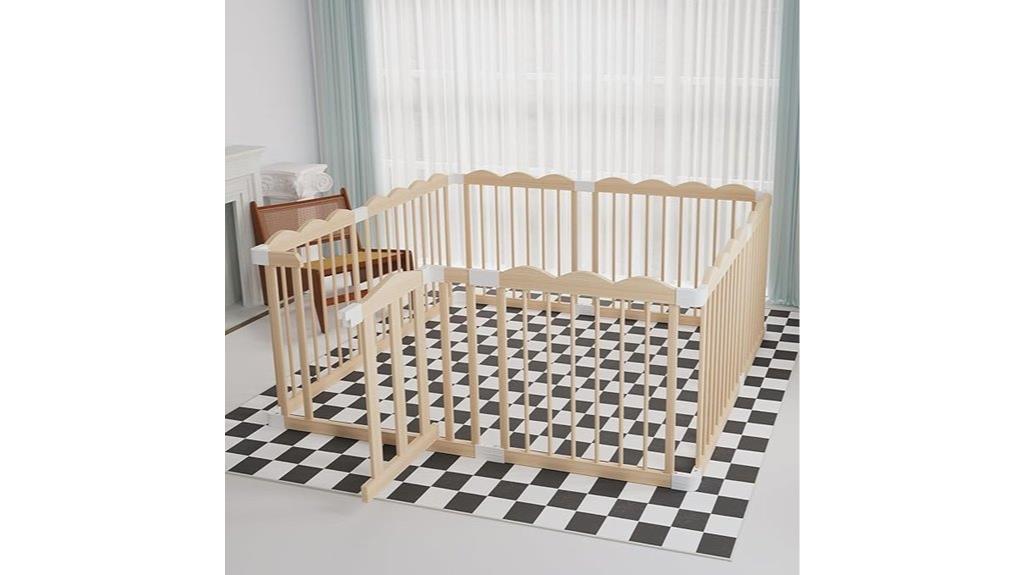 portable baby playpen gate