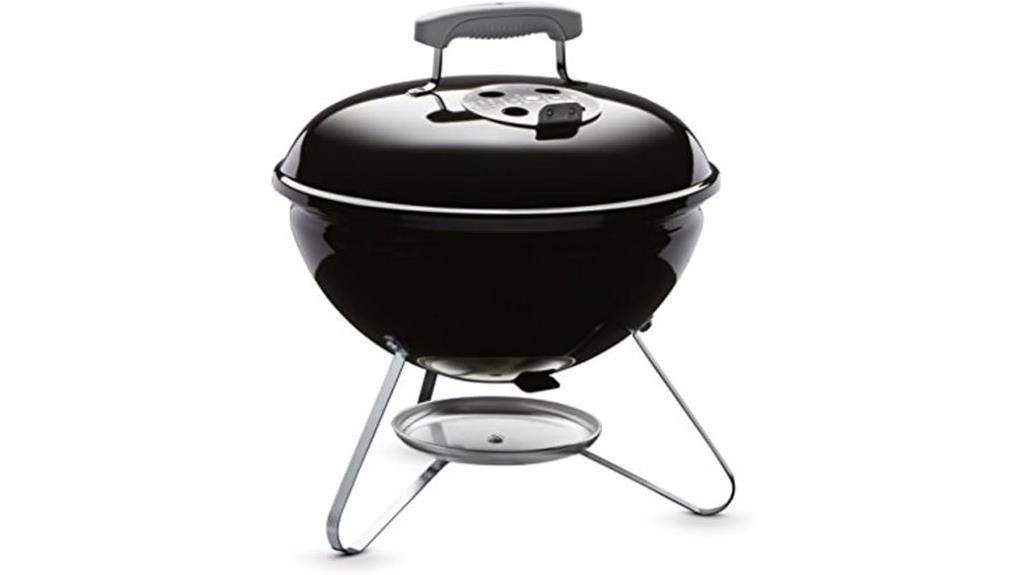 portable black smokey grill