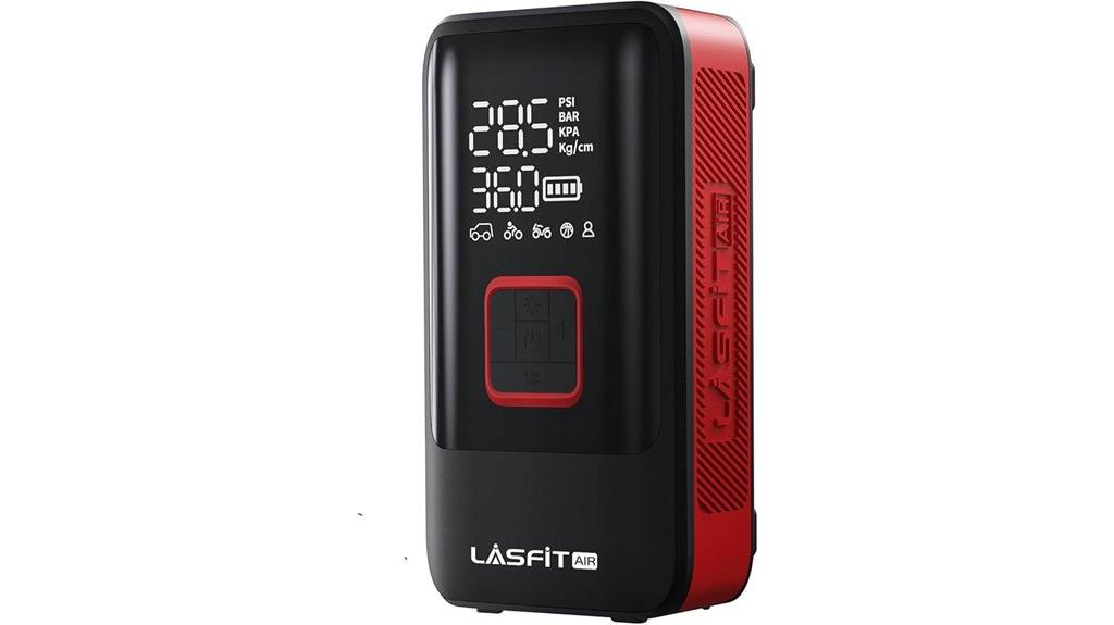 portable digital tire inflator