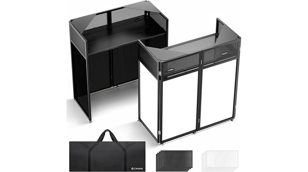 portable dj booth stand