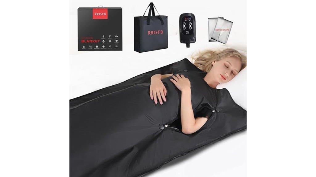 portable infrared sauna blanket