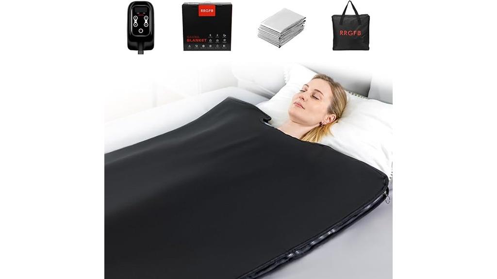 portable infrared sauna blanket