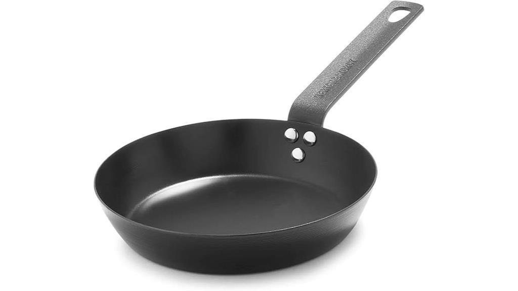 pre seasoned carbon steel frying pan