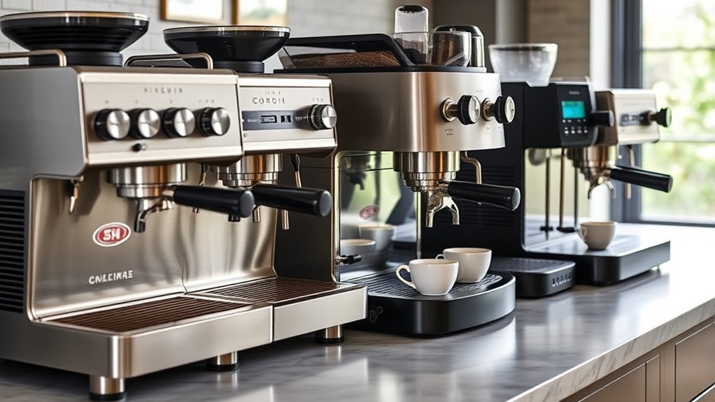 premium grinder coffee machines