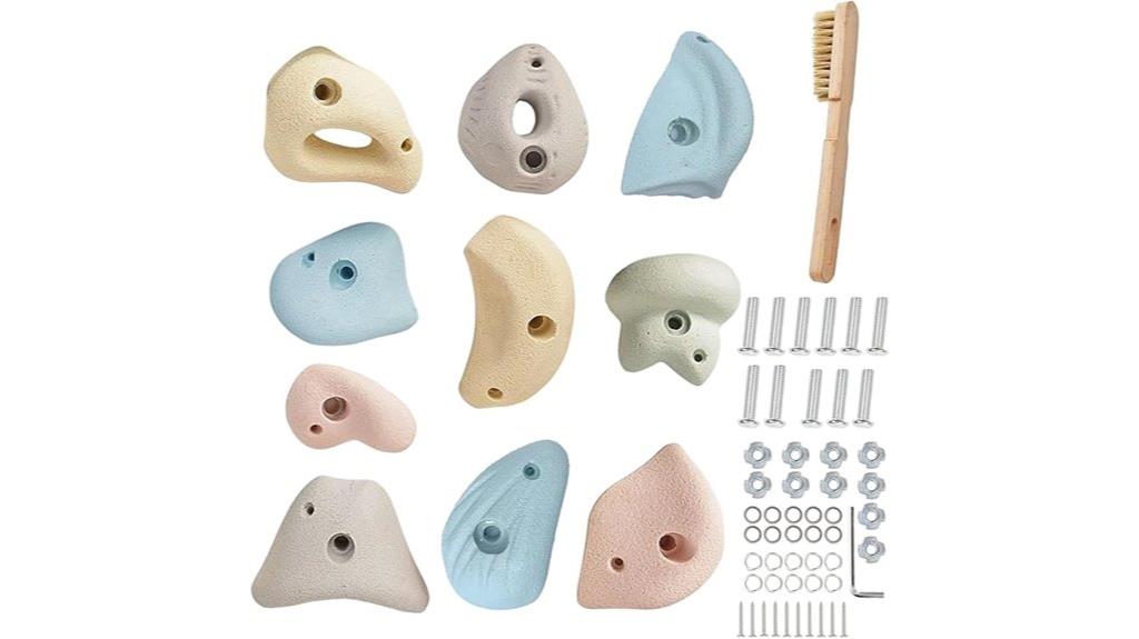 premium resin climbing holds