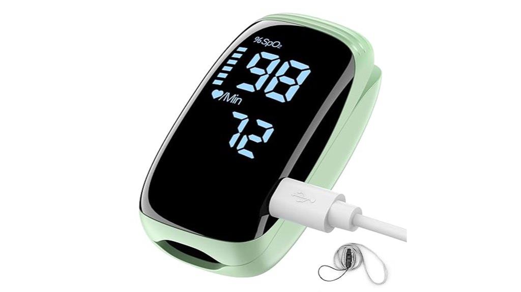rechargeable finger pulse oximeter