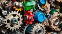 recycling gears and pulleys
