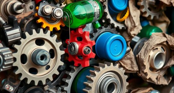 recycling gears and pulleys