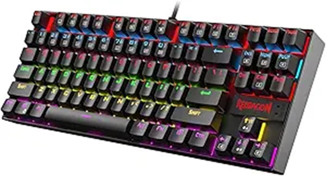 redragon black mechanical keyboard