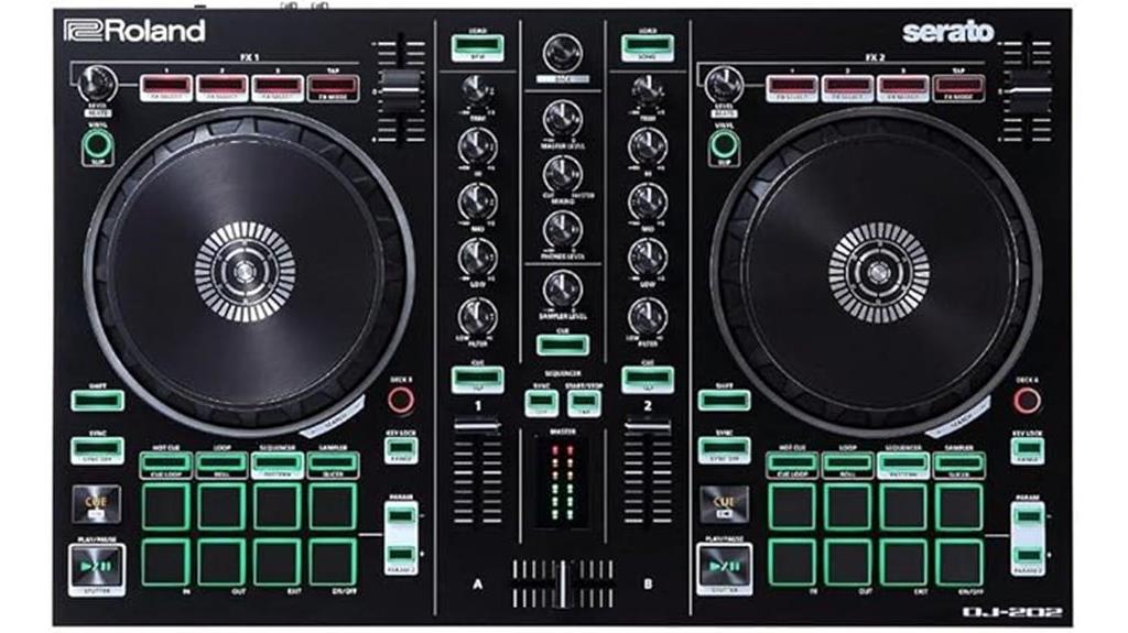 roland dj 202 serato controller