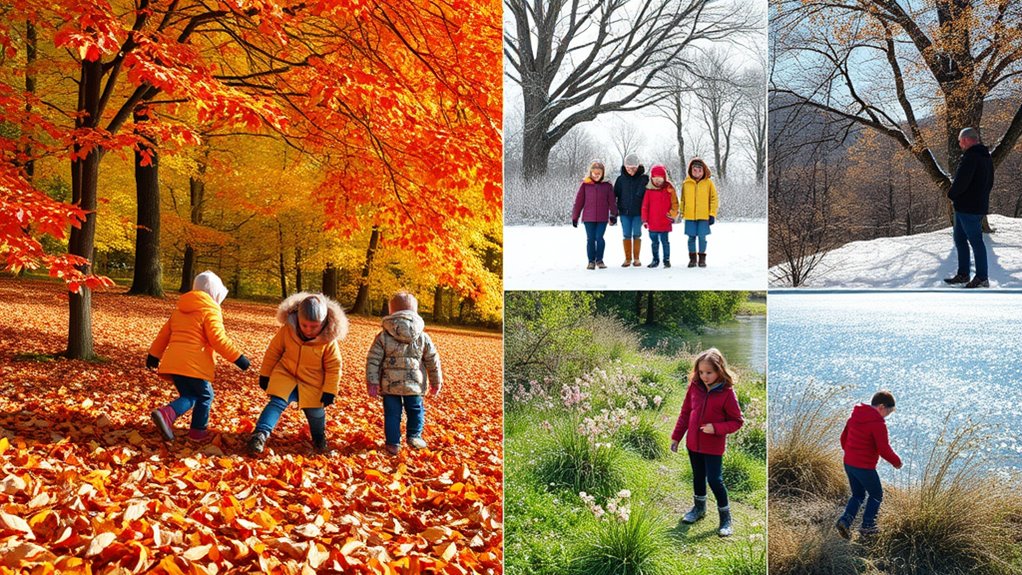 seasonal outdoor nature exploration