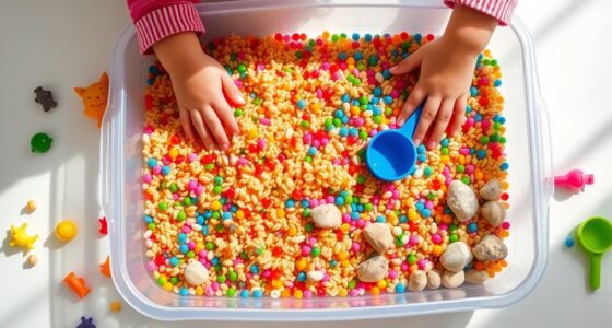 sensory bin setup safety