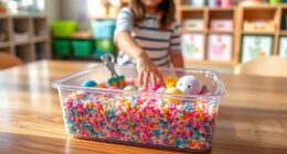 sensory bin setup safety