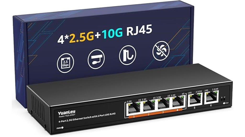 six port high speed switch