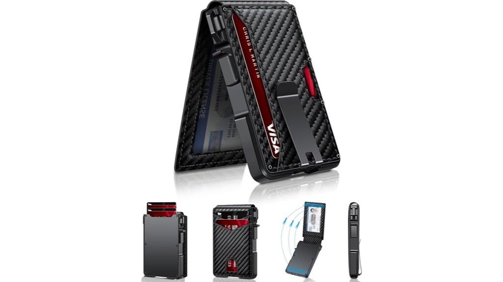 slim rfid aluminum wallet