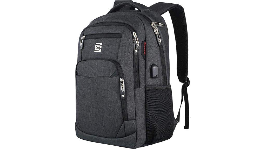 slim water resistant laptop backpack