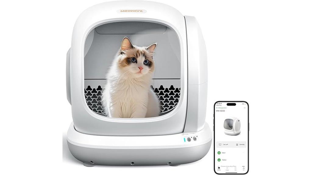 smart app controlled litter box