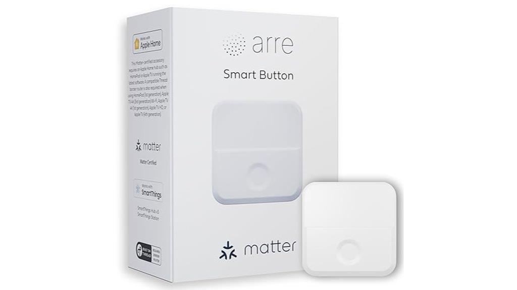 smart button with matter and thread