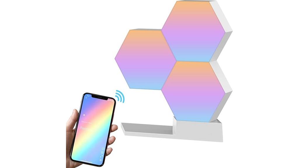smart led hexagon lights
