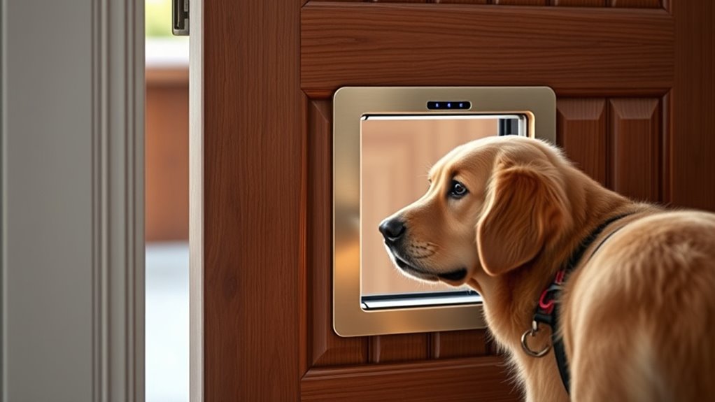 smart microchip pet doors