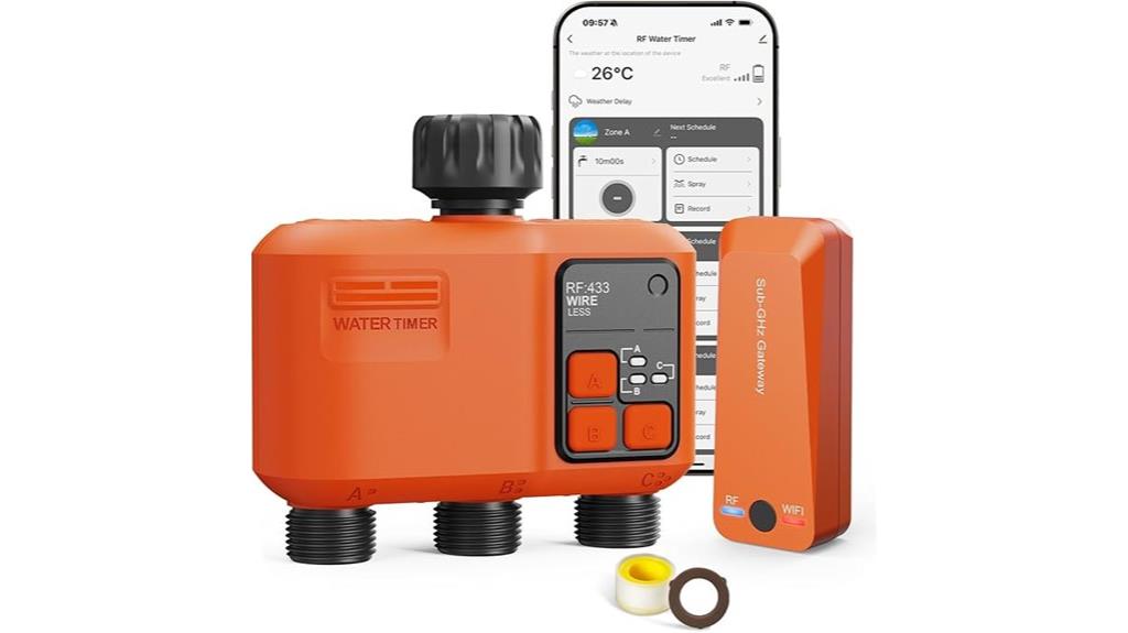 smart multi zone sprinkler controller