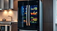 smart refrigerators with touchscreens