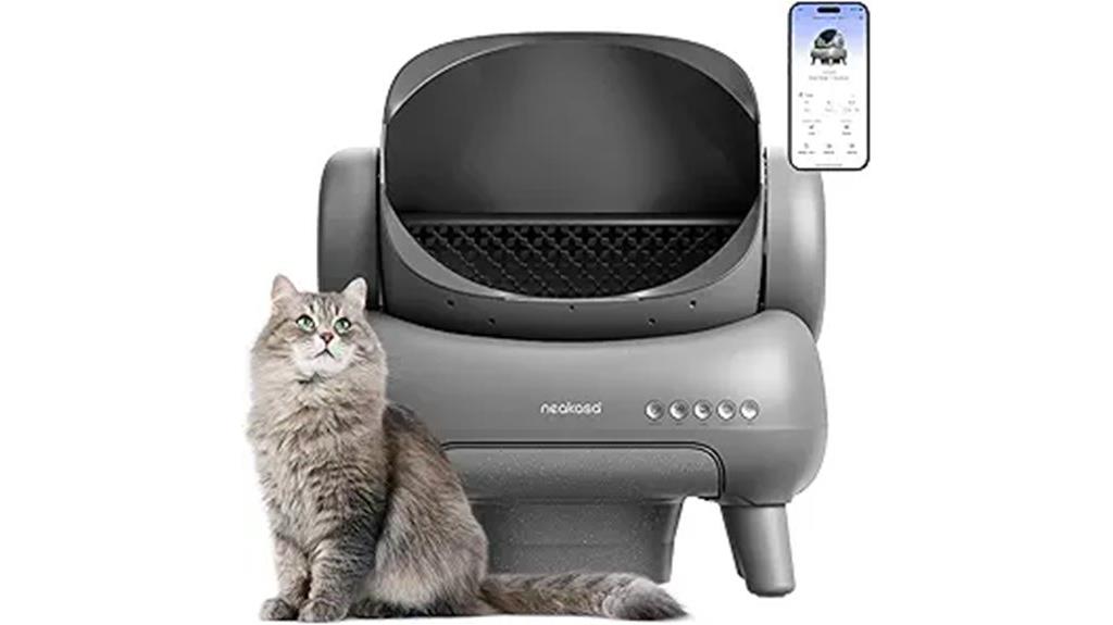 smart self cleaning litter box