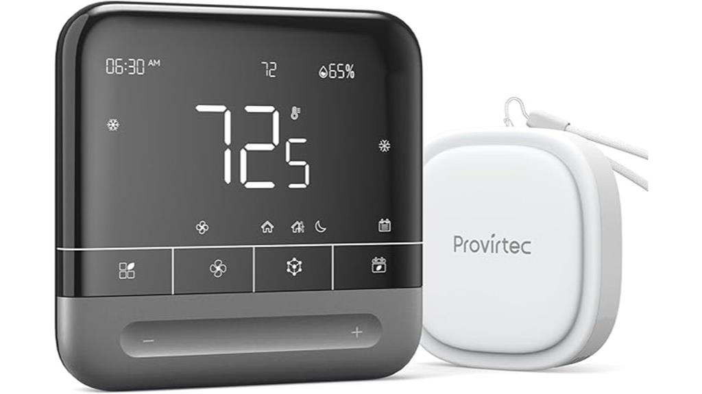 smart wifi thermostat with sensor