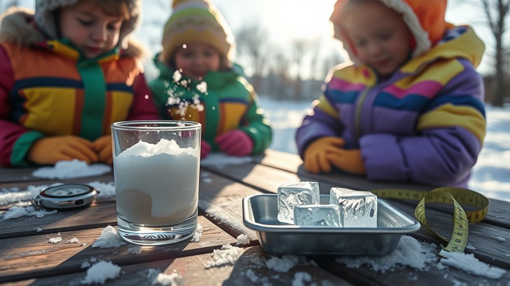 snow melting experiments