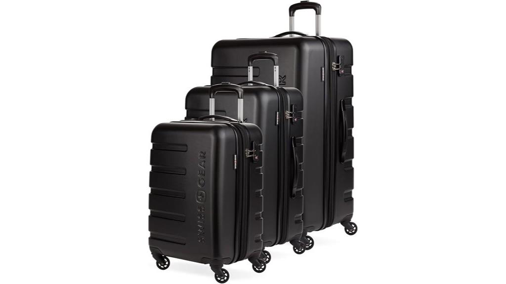 swissgear expandable spinner luggage
