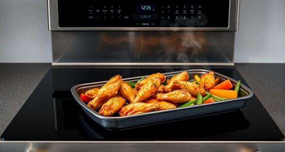 top air fry induction ranges