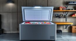 top garage chest freezers
