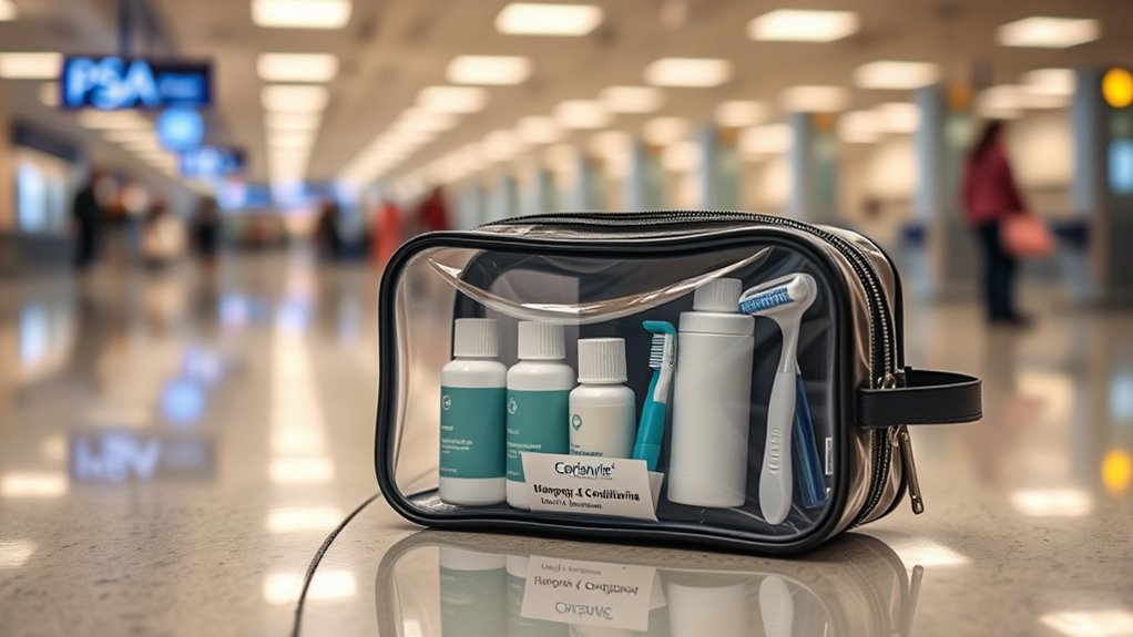 top tsa travel toiletry kits