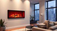 top ventless electric fireplaces