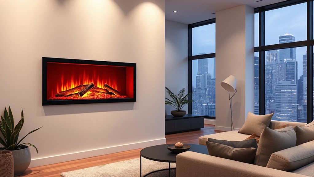 top ventless electric fireplaces