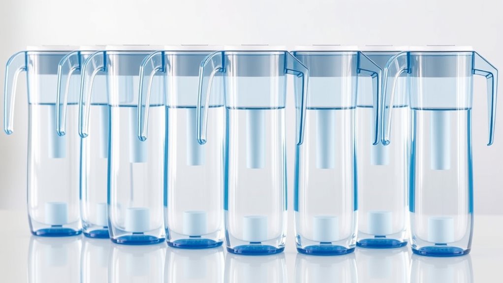 top water filter pitchers