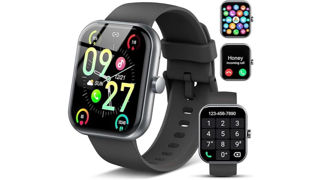 touchscreen fitness smartwatch