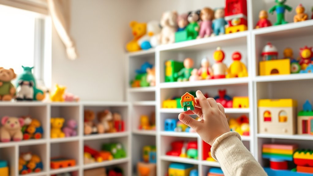 toy rotation frequency and quantity